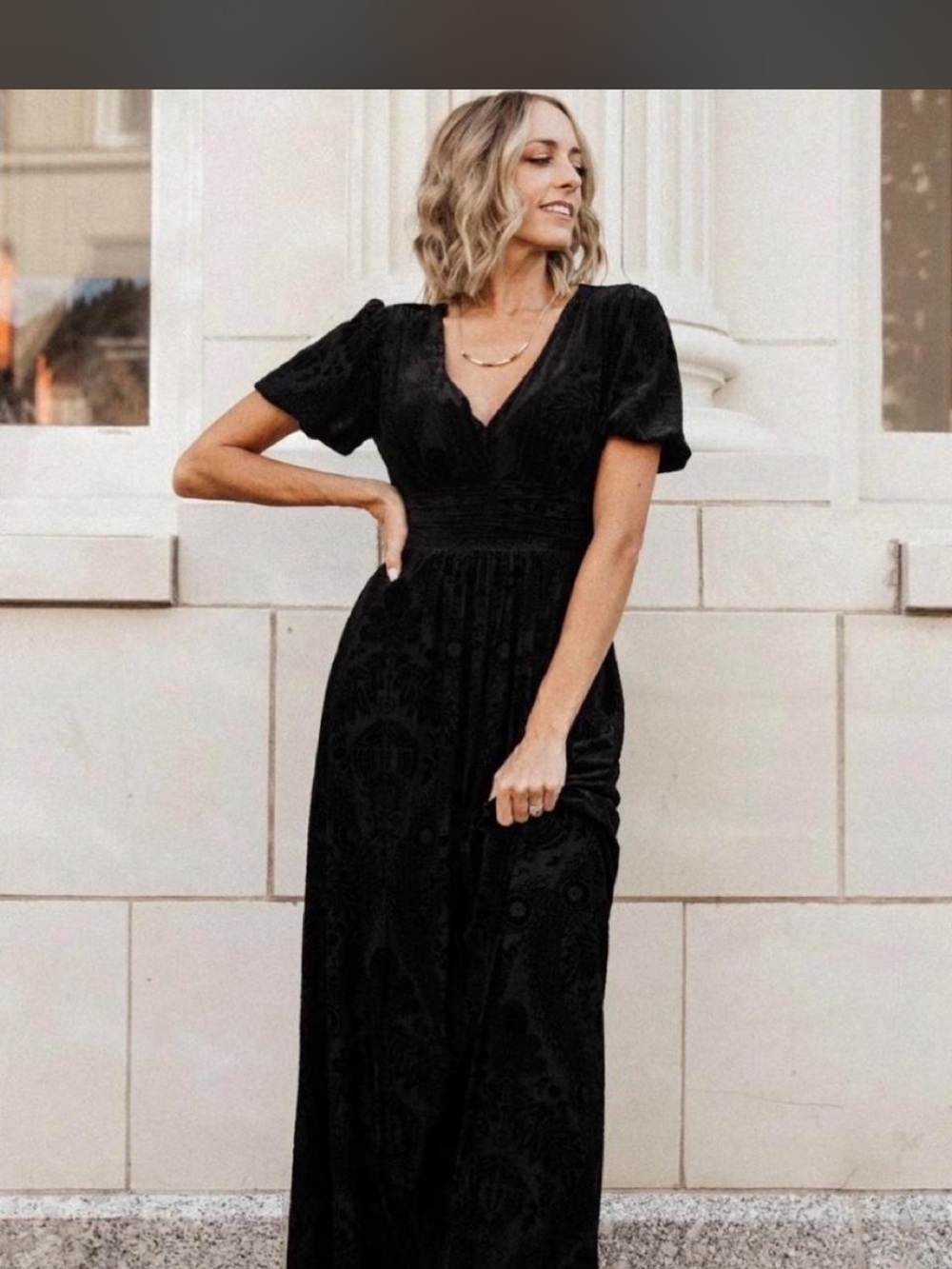Baltic Born Mera Velvet Midi Dress